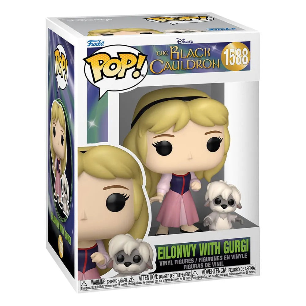 Figura POP Eilonwy with Gurgi de Taron el Caldero magico