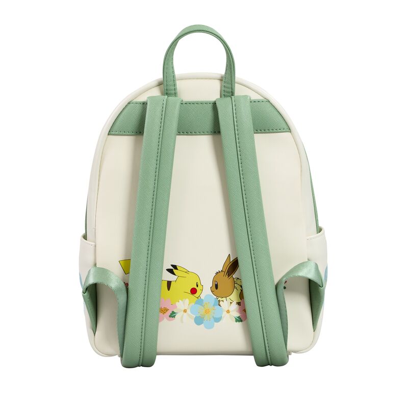 Mini Mochila Pikachu & Eevee Floral