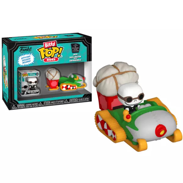 PESADILLA ANTES DE NAVIDAD - BITTY POP RIDE JACK SKELLINGTON WITH SNOWMOBILE