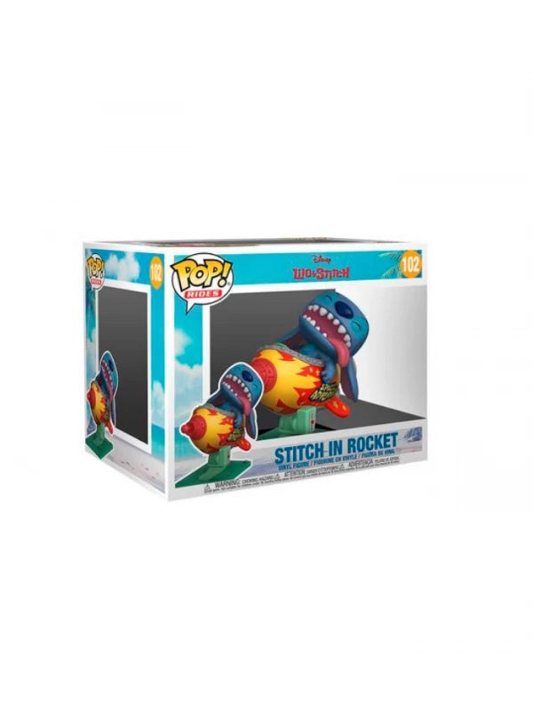 Funko POP! Ride Stitch in Rocket - Lilo & Stitch
