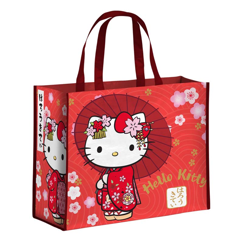 HELLO KITTY - BOLSA DE RAFIA JAPO