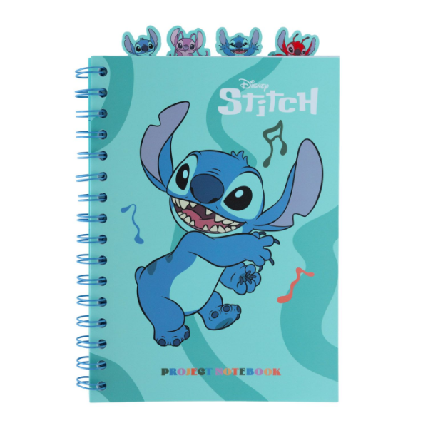 PROJECT NOTEBOOK DISNEY STITCH WAVES