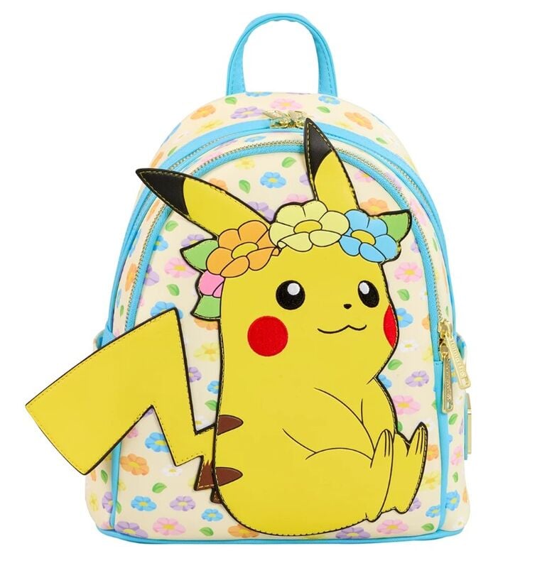 Mini Mochila Pikachu Floral