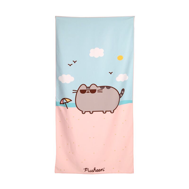 Toalla de Playa de Microfibra Gato Pusheen Verano