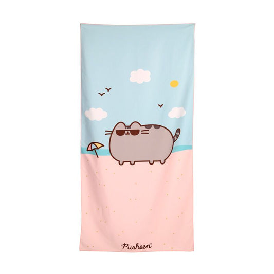 Toalla de Playa de Microfibra Gato Pusheen Verano