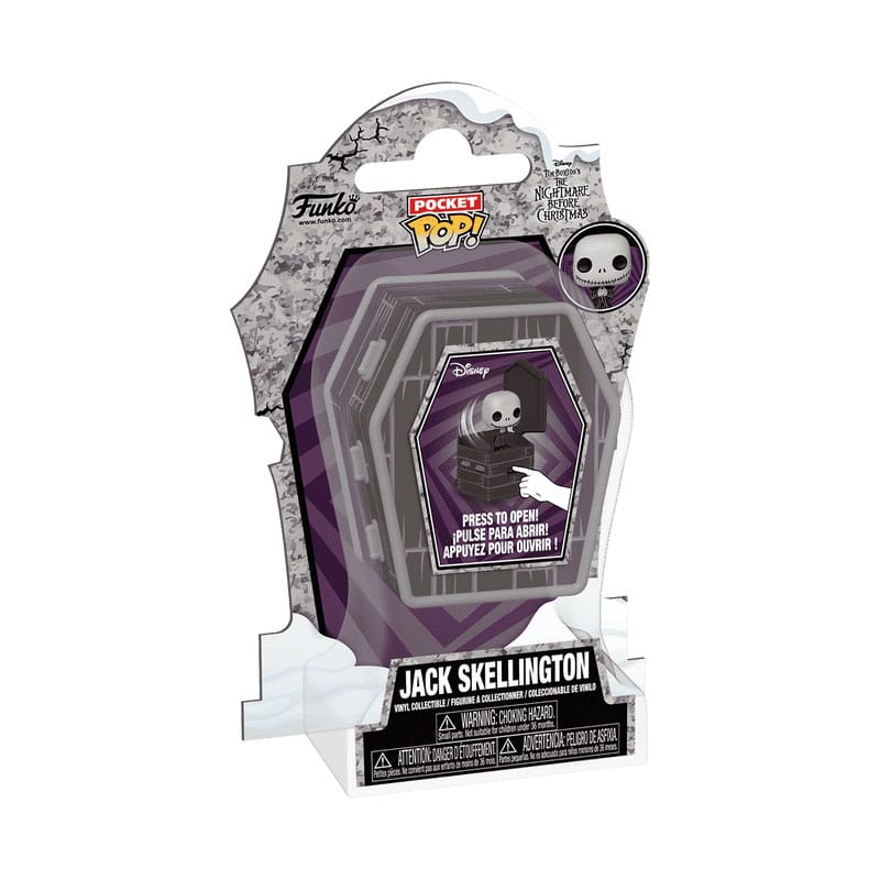 Pesadilla antes de Navidad Figura Coffin Pocket POP! Vinyl Jack Skellington 6 cm