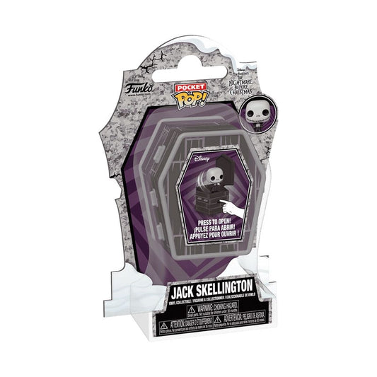 Pesadilla antes de Navidad Figura Coffin Pocket POP! Vinyl Jack Skellington 6 cm