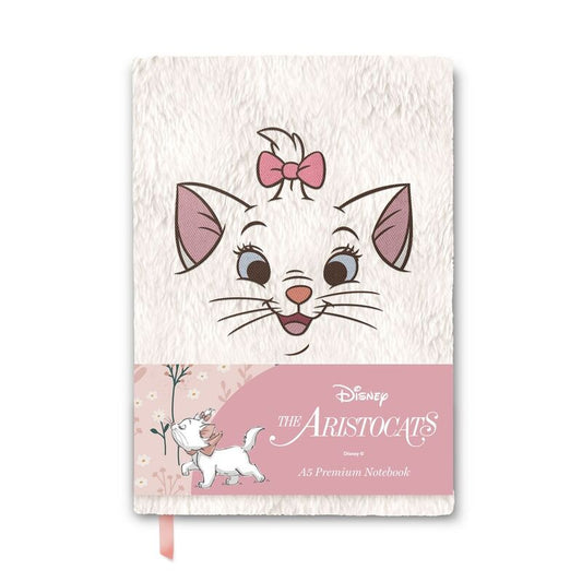 CUADERNO PREMIUM A5 TAPA FELPA DISNEY BONJOUR MARIE