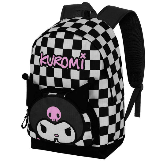 Kuromi Negro Mochila HS FAN 2.2 Kuromi B and W