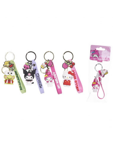 LLAVERO HELLO KITTY 3D 4 MODELOS