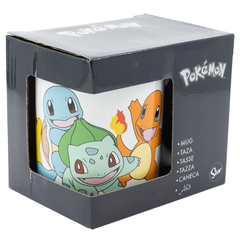 TAZA CERAMICA 325 ML EN CAJA DE REGALO POKEMON 4 DANCERS DNLS